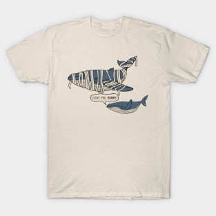 Funny Mummy Whale T-Shirt